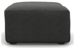 Heart of House Chedworth Fabric Footstool - Grey